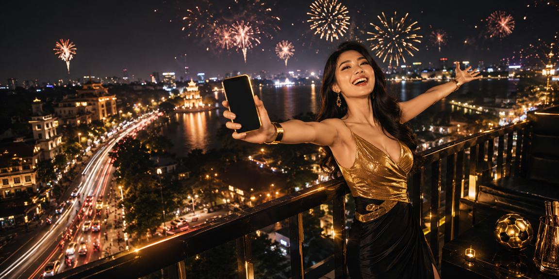 Người chơi tại Hà Nội trải nghiệm casino mobile về đêm
